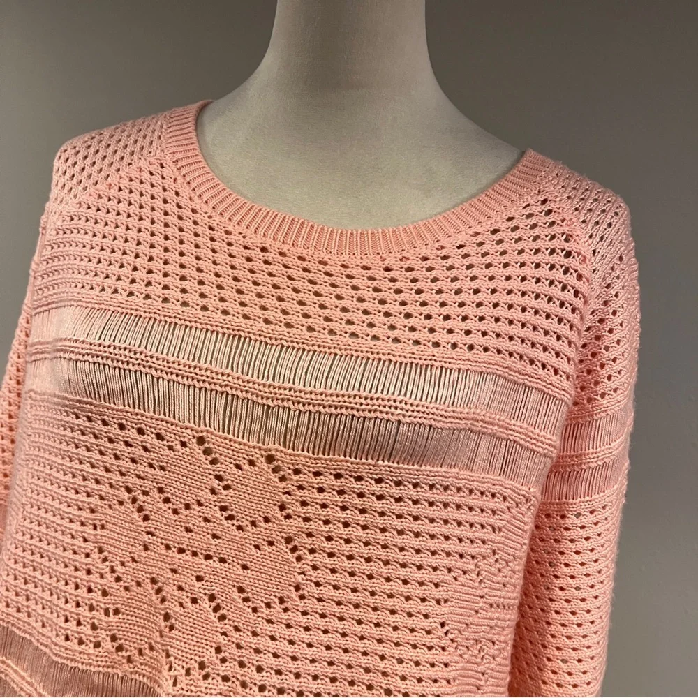 Jack‎ Pink Knit Sweater size large